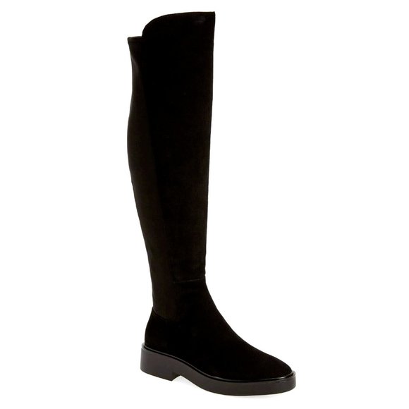 $850 STUART WEITZMAN Maddox Boot 5050 OVER THE KNEE PLATFORM SUEDE 11 (PB8)